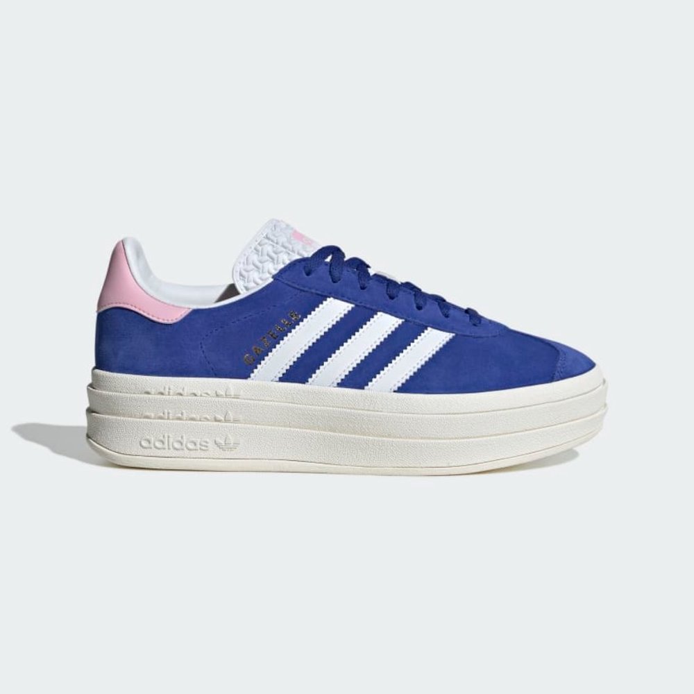 [NEW] Women's adidas Gazelle‎ Bold Shoes Blue HQ6894